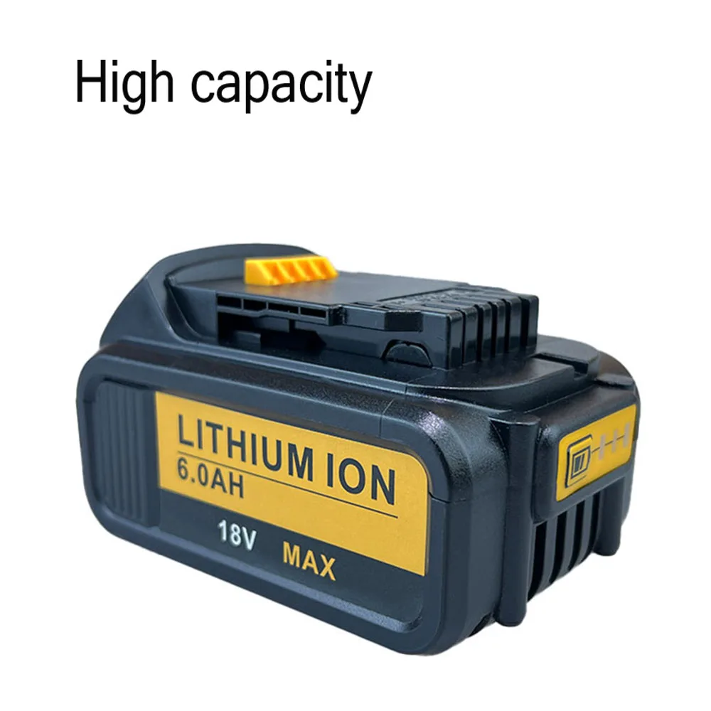 Screwdriver Battery For Dewalt (18V 20V) 6.0 Ah lithium-ion battery Pn: DCB180, DCB204