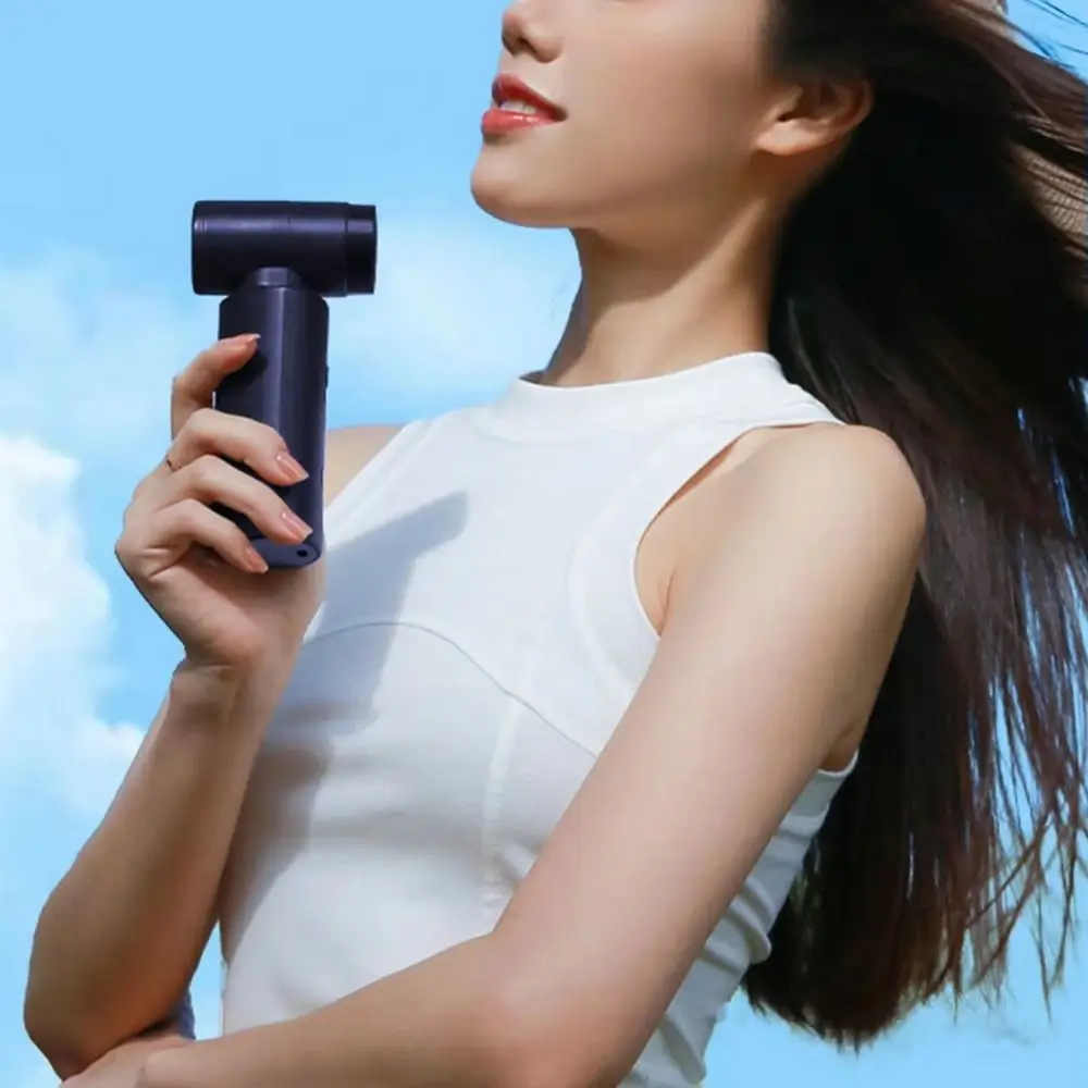 

80000 RPM Portable Handheld Fan Powerful Airflow High-speed Mini Turbo Violent Fan Adjustable Speed Multifunctional