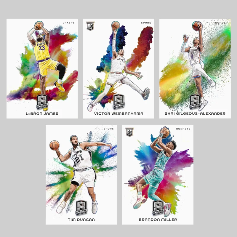 Panini 2024 bricolage fait maison meilleur du Nba couleur Blast Wembanyama James Doncic Curry basket-ball étoile cartes à collectionner cadeau Collection