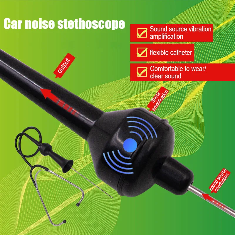 Car Engine Cylinder Stethoscope Cylinder Abnormal Noise Judger Cylinder Receiver Automotive Professional Spare Parts