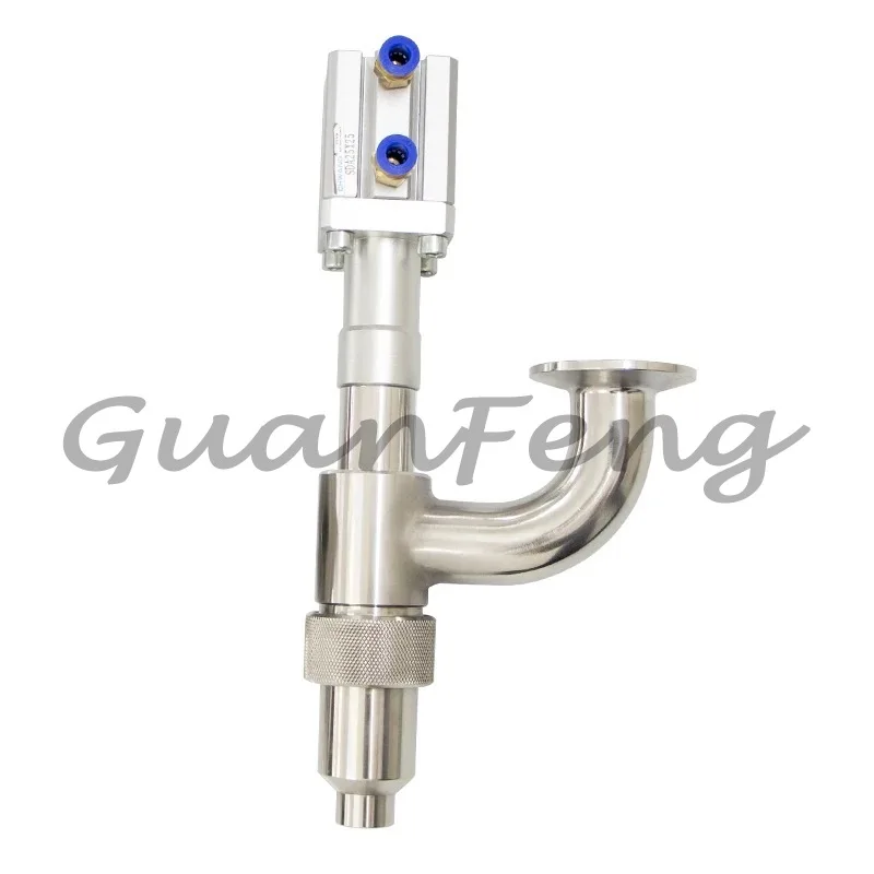 304 Stainless Steel Anti-Drip Head Chuck Quick-Connect Elbow Pneumatic Filling Machine Accessories