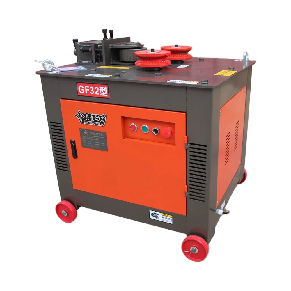 

Used Rebar Bending Machine New Core Carbon Steel Construction Industries-Includes Gear PLC Steel Bar Stirrup Arc Bending Motor