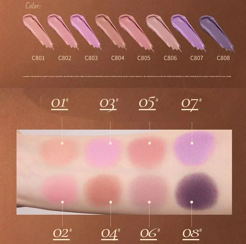 Cheeryep Qianyan Cocoa Manor Tales Collection Refillable Silky Cream Blush Watery Glow Blendable Long Wear Multiuse Cheek Makeup