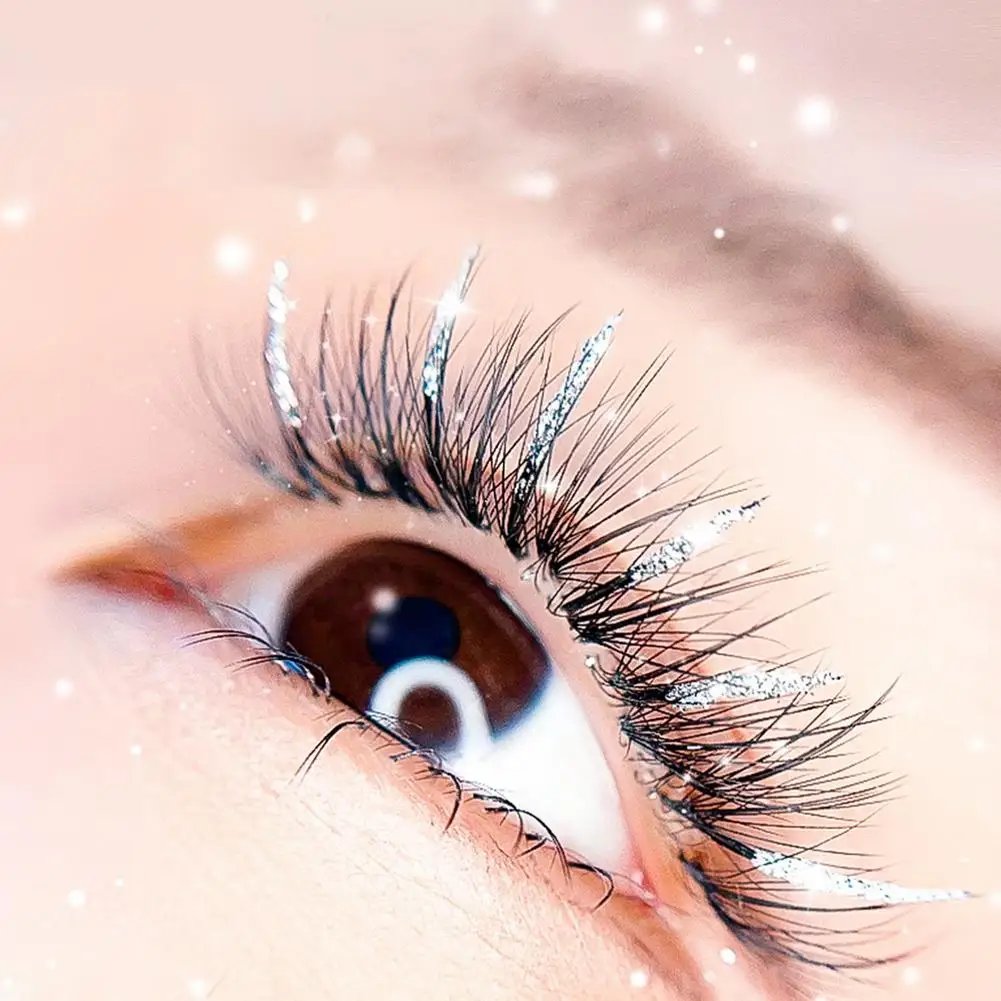 Faux cils C Curl neige rêveur fée cils naturel maquillage des yeux agrandir les yeux Festival de noël outil de maquillage