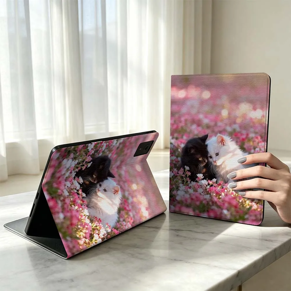 Cute Couple Cats For Lenovo Xiaoxin Pad Pro Tab P12 P11 11 11.2 11.5 10.6 inch K10 M10 Plus Tablet Case Soft