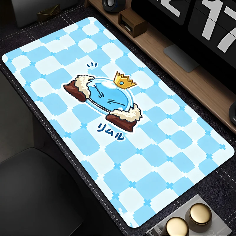 Mouse Mats kawaii Anime Desk Mat Non-Slip Gaming Accessories That Time I Got Reincarnated as a Slime Mouse Pad Large Mousepad