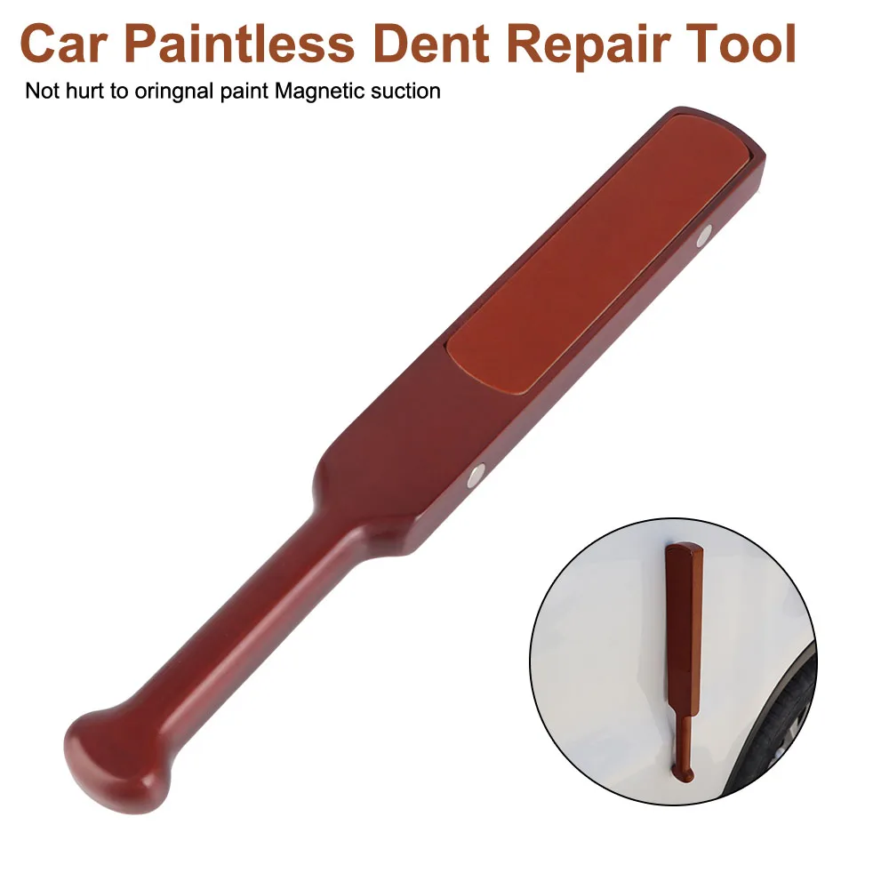 

Hand Grip Car Wood Comfortable Adsorption Hammer Paintless Dent Repair Tool Magnetic 1pc Dent Removal PDR Tool HammerBody