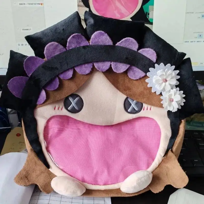 

Game Identity V Cosplay Painter Edgar Valden Embalmer Perfumer Aesop Carl Transparent Campus Zipper Backpack Shoulder Bag