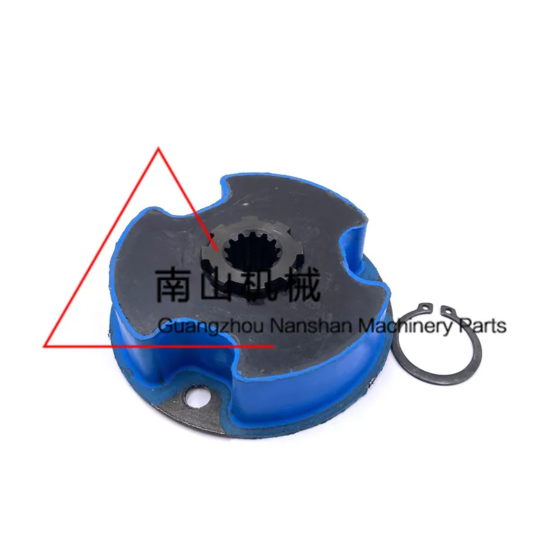 CarterPILLARE302 Mini Hydraulic Pump Connection Glue Engine Coupling Ass. Link Buffer Pad Excavator Parts 13 teeth