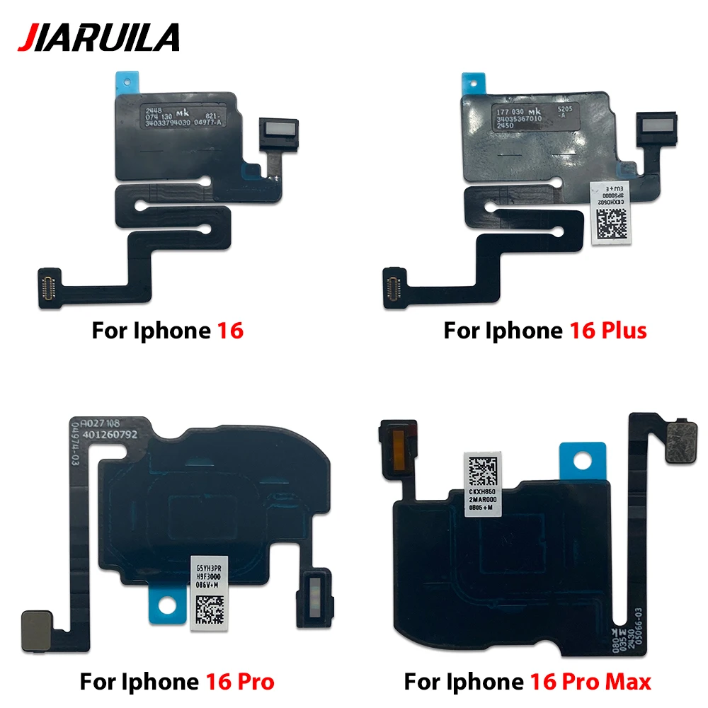 Earpiece Proximity Light Sensor Flex Cable with Mic For iPhone 13 14 15 16 17 Pro Max Plus Mini 16E Air Ear Speaker Repair Parts image 2