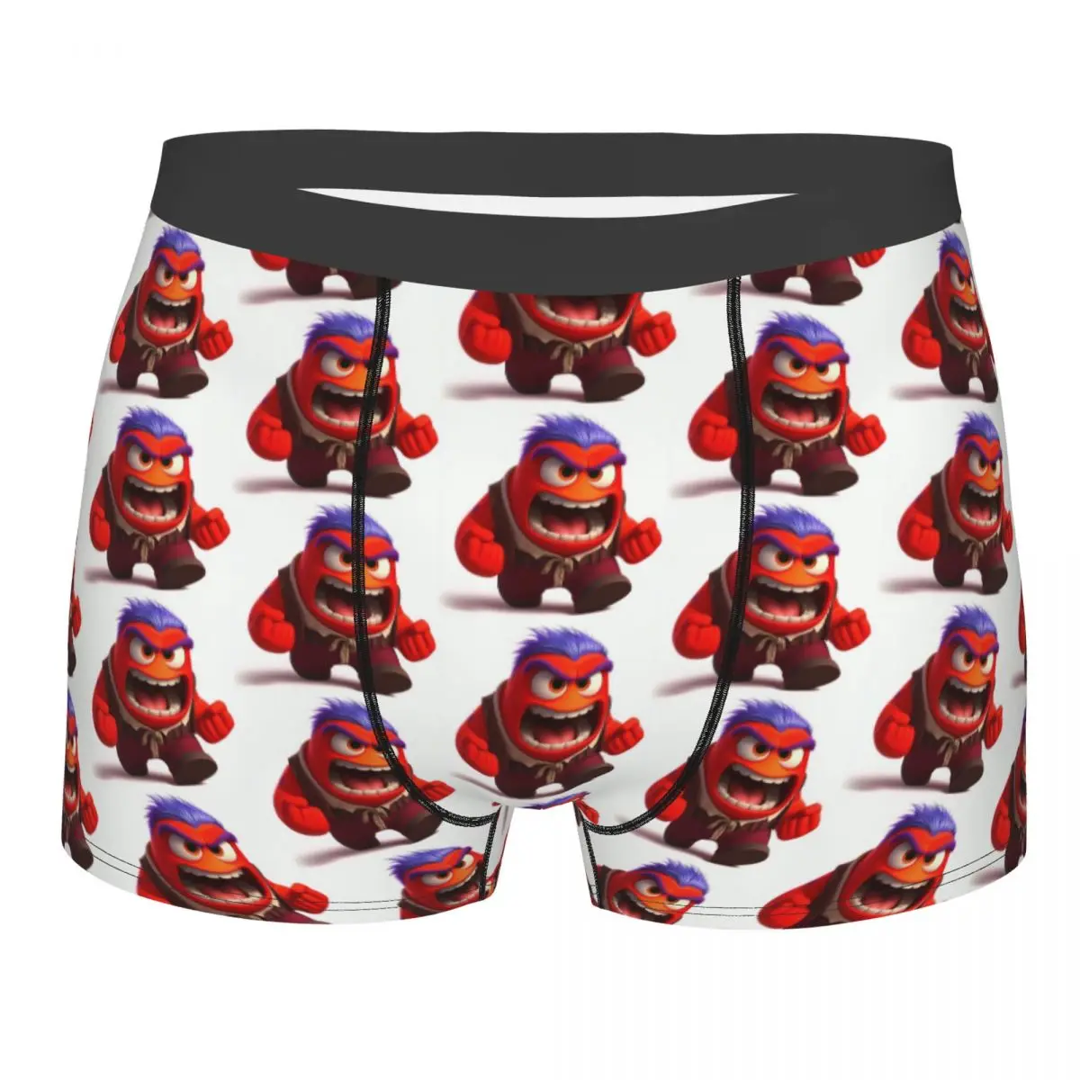 

Custom Inside Out Anger Underwear Men Breathable Boxer Briefs Shorts Panties Soft Underpants For Homme