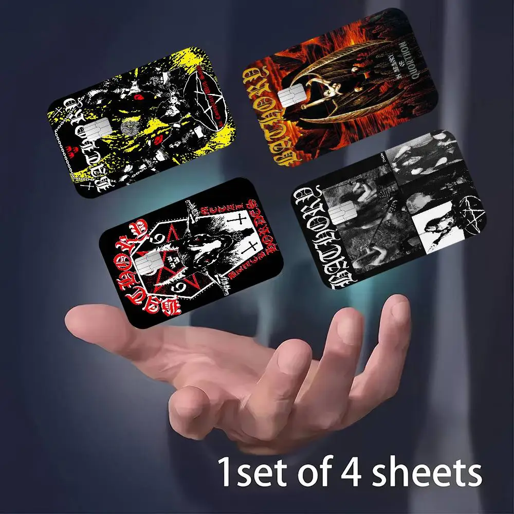 Bathory Quorthon Credit Card Skin Stickers for VISA Bank Card Transportation Card Waterproof Sticker Anti-scratch Women Gift