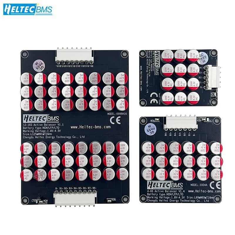 Heltec Active Equalizer 3S 4S 6S 7S 8S 16S 5A car audio equalizer bateria litowa balancer Fit Capacitor lifepo4 active balancer