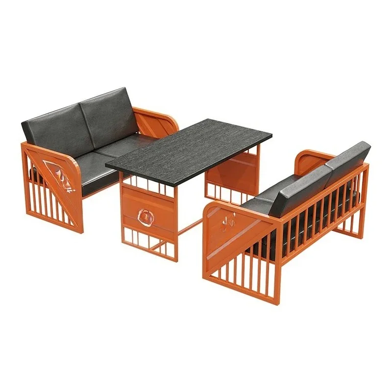 Industrial style bar Tables and chairs Clear bar Music dining bar Card seat Sofa BBQ shop Cafe Bistro Commercial sofa