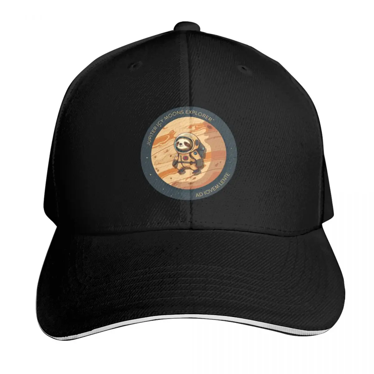 ESA JUICE Mission Sloth - Jupiter Icy Moons Explorer Baseball Cap Men Women Casual Summer Sport Sun Cap