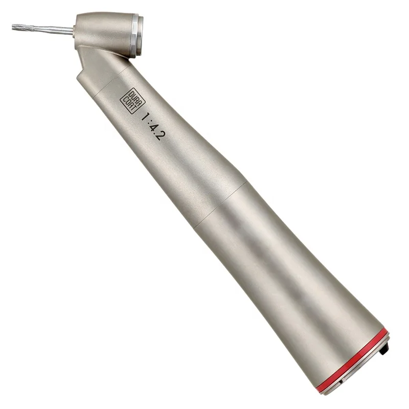 den tal Low speed 1:4:2  Increasing LED 45 degree contra angle den tal handpiece