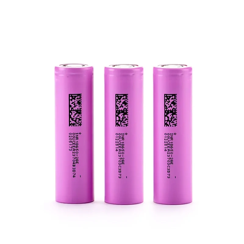INR 18650-26E New Original 2600mAh 3.7V For INR 18650-26E Batteries Rechargeable Li-ion Battery For Flashlight
