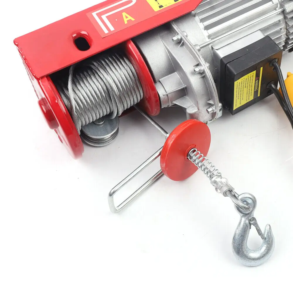 Elektrische Winde 400-800KG Elektrischer Seil-Gerüst-Hebezug 220V 1450W Seilwinde Kranwinde Aufzug Langlebig – Detail 4