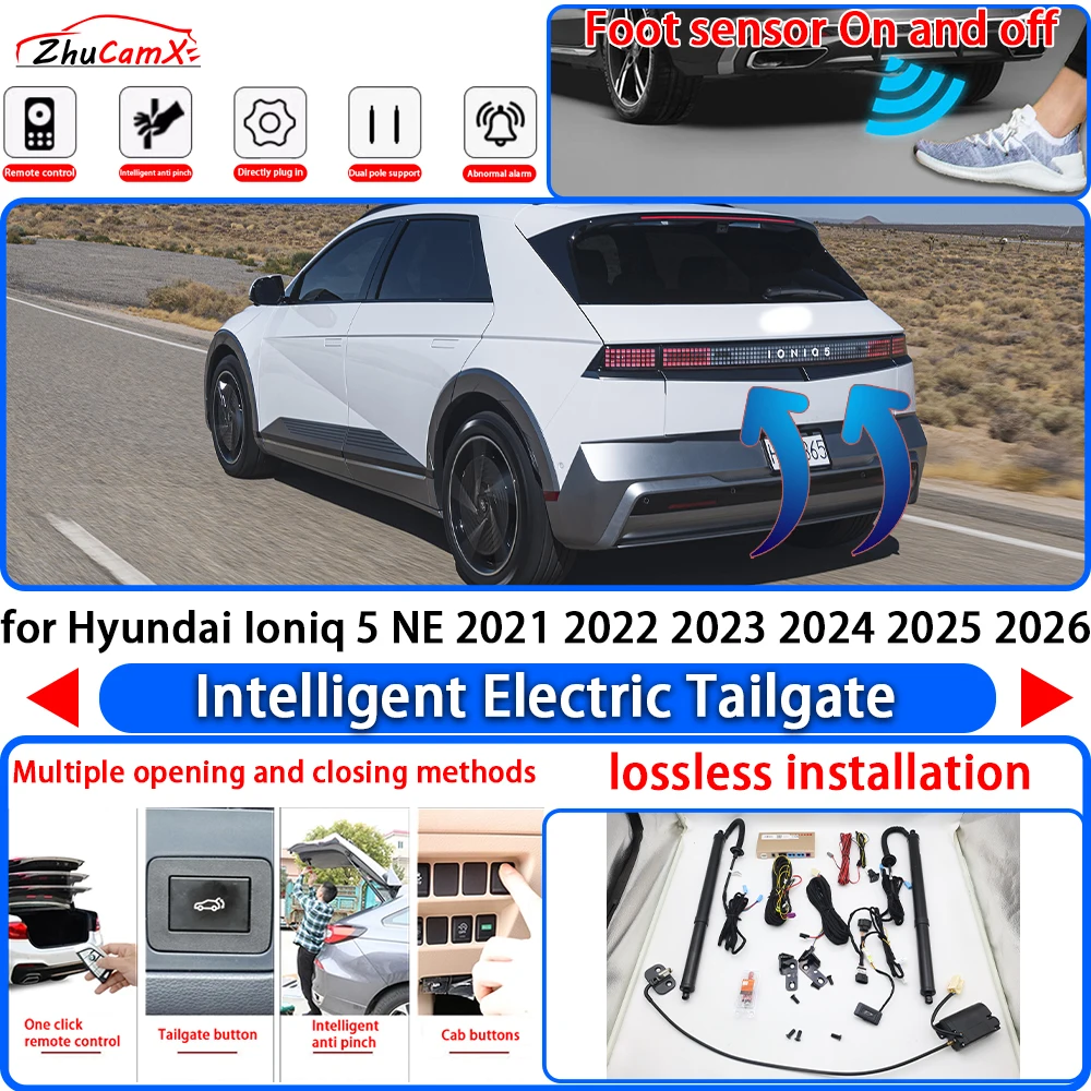 

ZhuCamX for Hyundai Ioniq 5 NE 2021 2022 2023 2024 2025 2026 Power Liftgate Trunk Electric Suction Tailgate Tail Gate Lift Strut