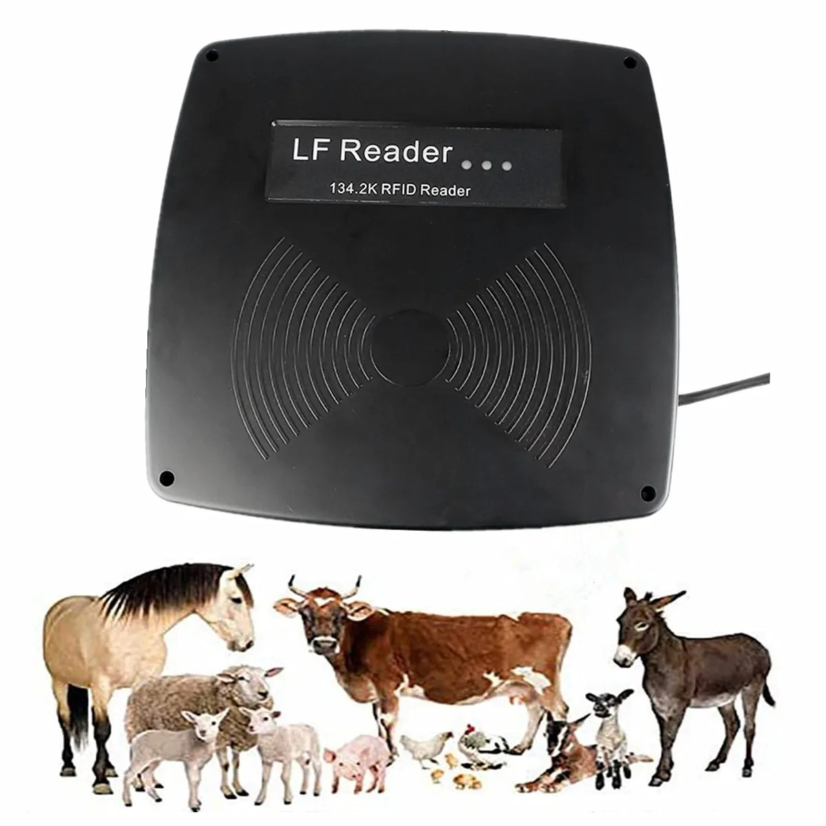 

ISENVO AR800 Long Range Animal RFID Reader ISO11784/11785 FDX-B RFID 125Khz 134.2Khz Animal Tag Reader