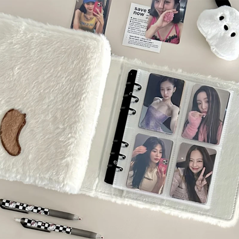 Nouveau Kawaii moelleux chat Kpop Photocard classeur recueillir livre idole Photo porte-carte Photocard Album papeterie