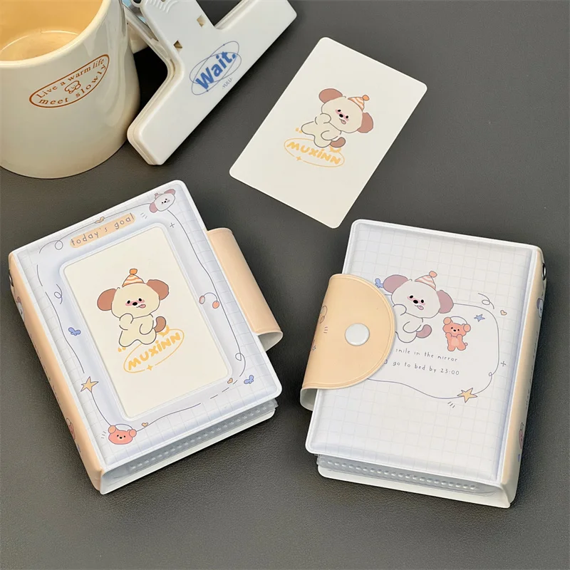 Pvc Album Photo Idol Album 3 Inch Photo Card Single Compartment Organizer Book Postcard Collection Card Photo Card Binder