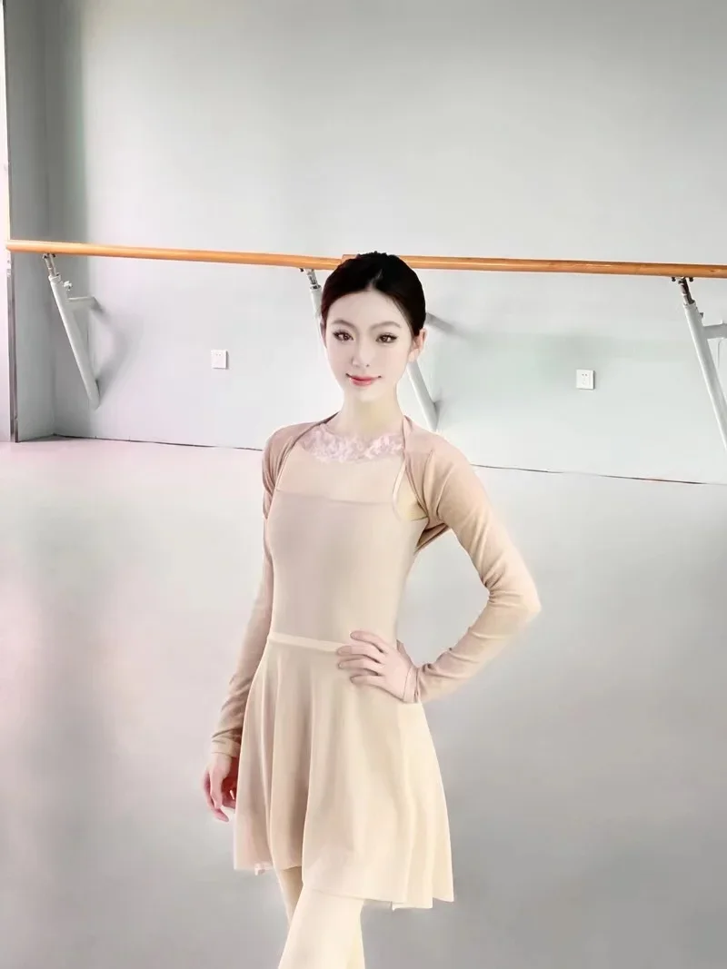 Balletto Ginnastica Danza Body Donna Esercizio quotidiano Abiti da ballo Gilet sexy per adulti Eleganza Tuta da ballo per balletto