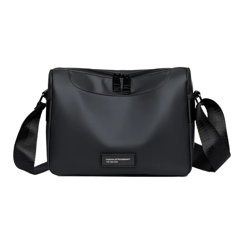 

Waterproof Men Crossbody Bag Phone Pouch with Multiple Pockets Student Shoulder Bag Multi-functional Leisure Messenger Bag