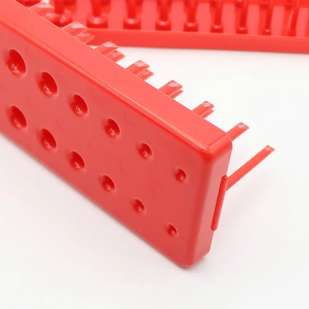 3Pcs Black/Red Socket Organizer Tray For 1/2\