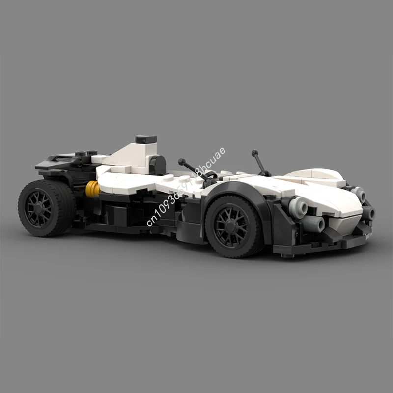 242 個 MOC バックモノシティチャンピオンズスーパーカービルディングブロック DIY 組み立てクリエイティブアイデア教育レンガクリスマスおもちゃギフト