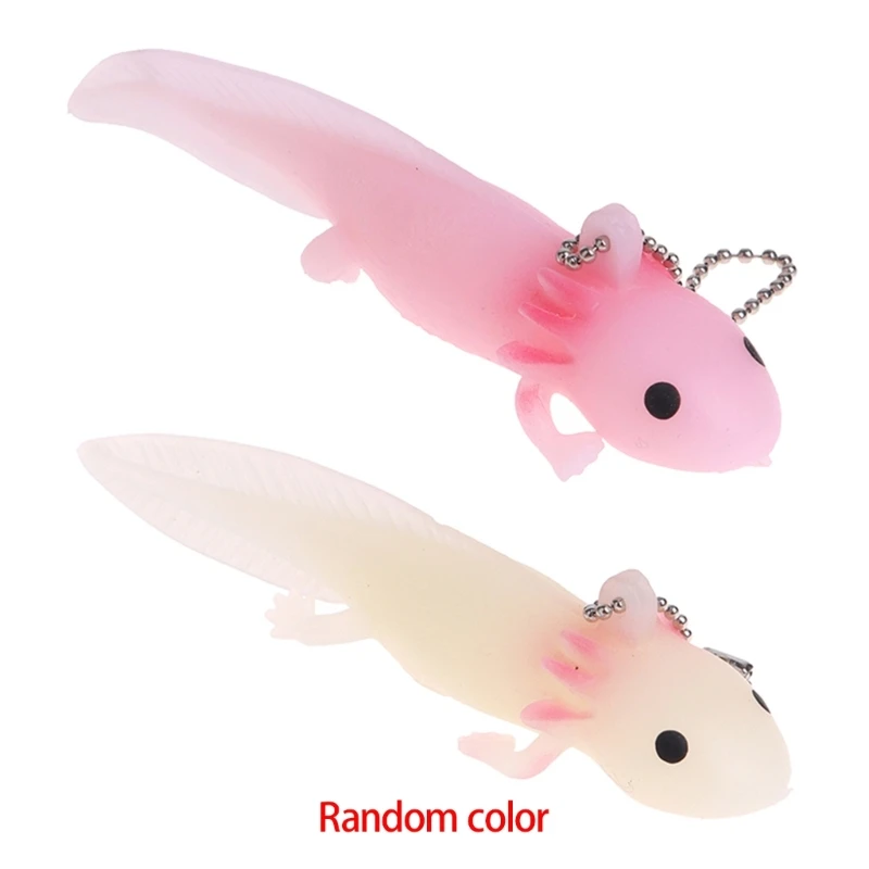 9.5cm Novelty Keychain Antistress Toy Funny Cartoon Soft Lizard Stress Toy Squeeze Prank Joke Toy For Kids Gag Gifts