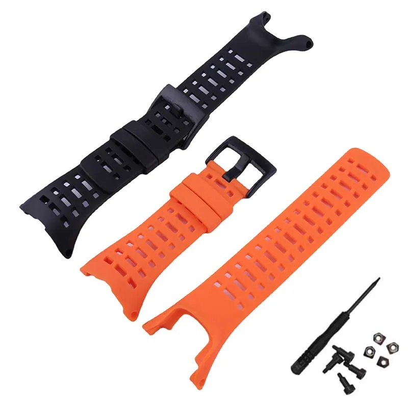 Men and women Silicone watch strap accessories are compatible for SUUNTO Ambit1 2 3peak Outdoor Sports rubber wristband bracelet