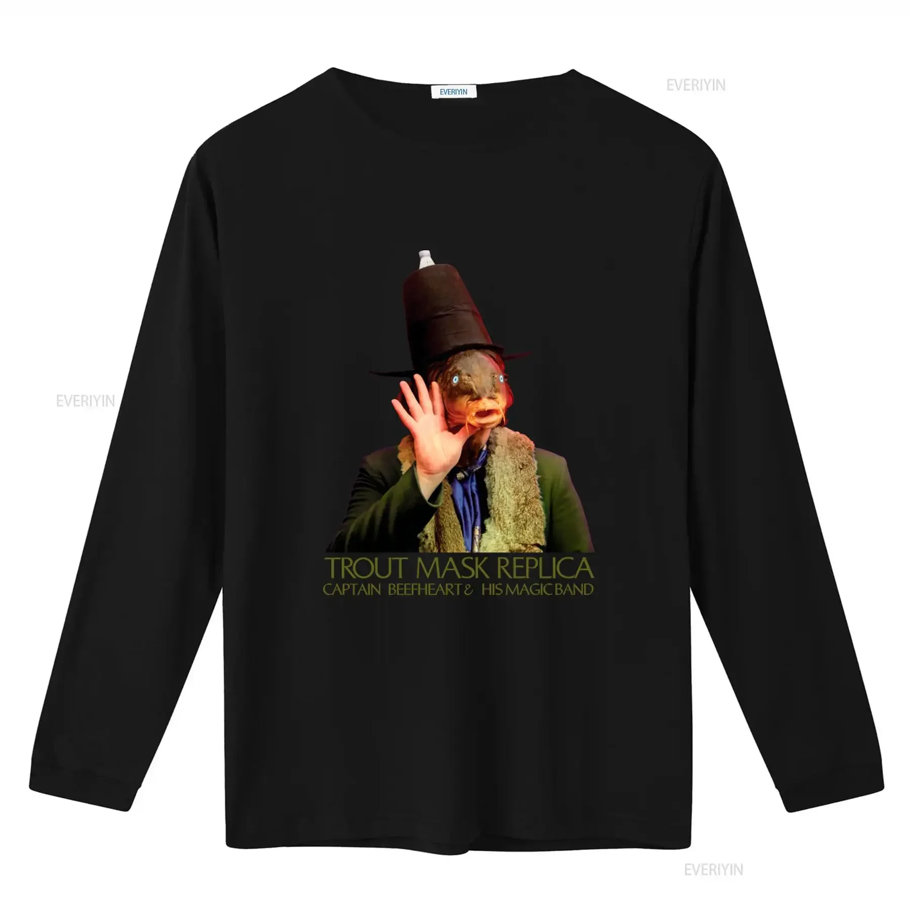 America Musician Captain Beefheart Trout Mask Replica Magic Band St Clair T Shirt vintage Washed streetwear designer clothes