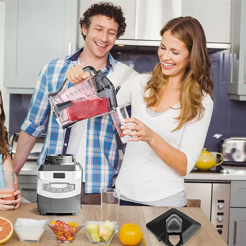 Nuovo coperchio beccuccio da 2 pezzi per coperchio frullatore Ninja, parti di ricambio per frullatore Ninja coperchio brocca da 72 Oz coperchio beccuccio con patta, trasparente