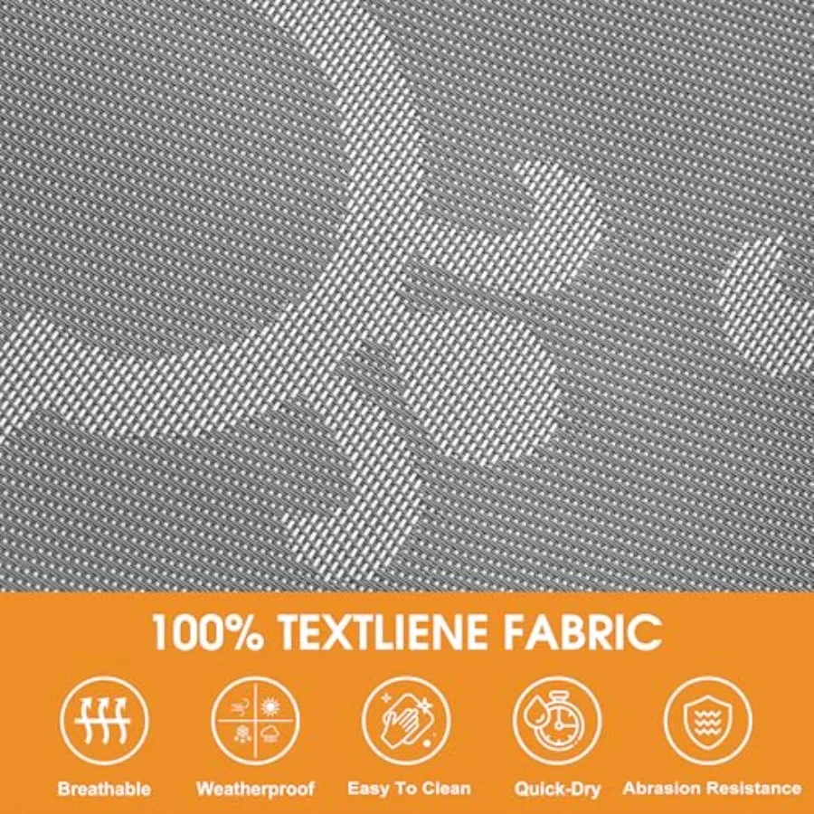 Outdoor patio poolside backyard beach quick dry hammock with spreader bar, textliene fabric, four leaf clover pattern, weather
