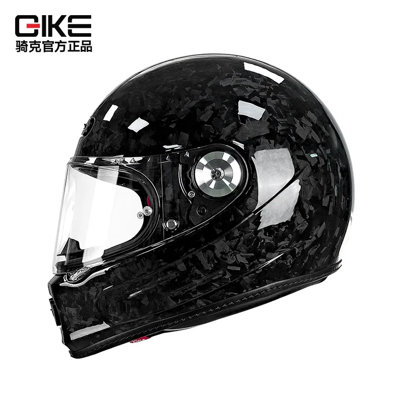 

Полнолицевой мотоциклетный шлем из углеродного волокна, сверхлегкий, сертифицированный 3C DOT, всесезонный для уличного велосипеда