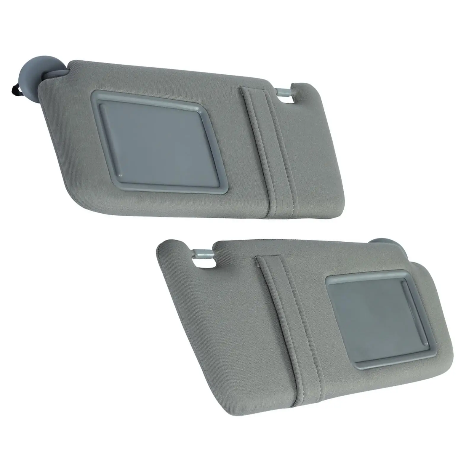 2x Car Sun Visor 74320-06780-b0 Left and Right Side Replaces Parts Gray Color