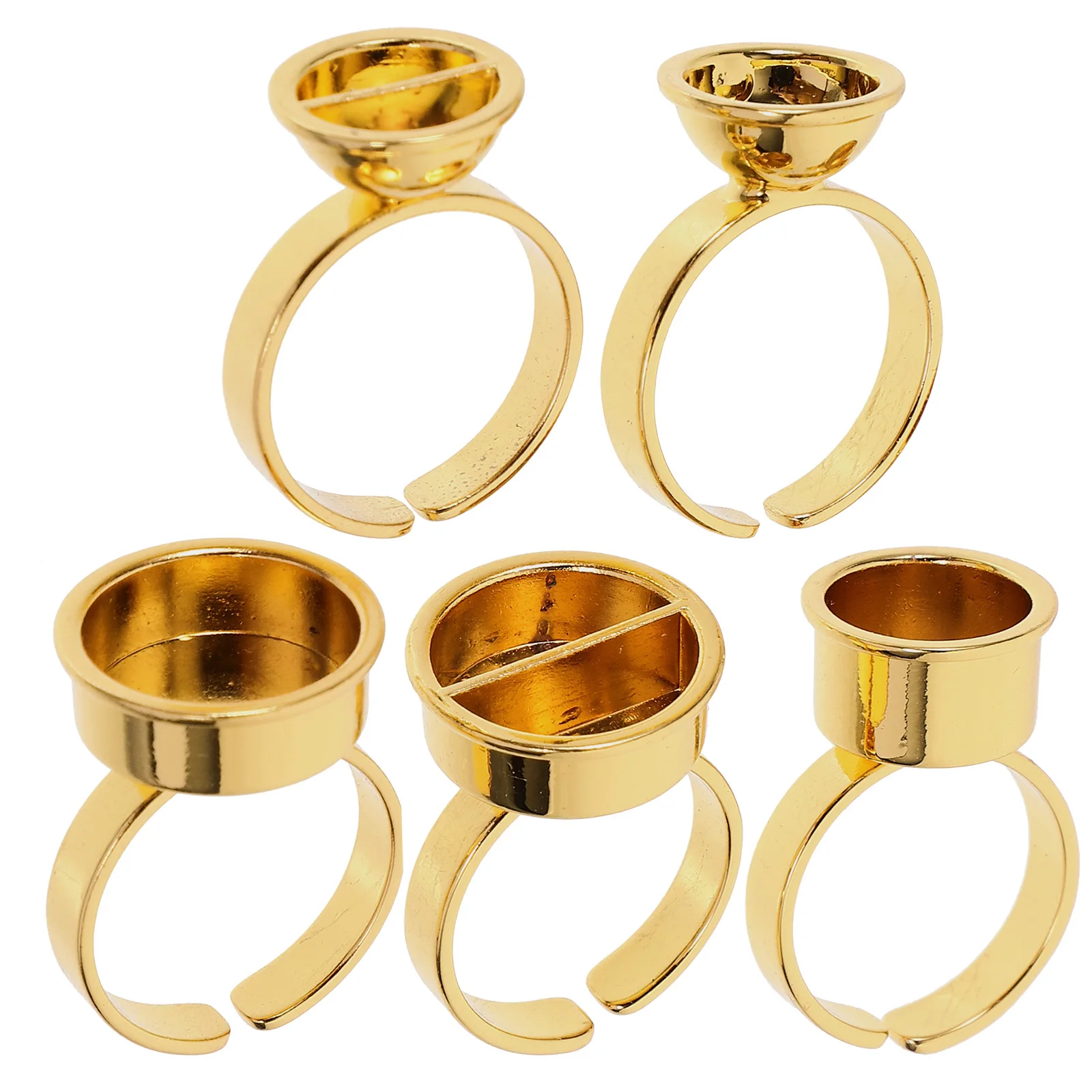 

5 шт., чашки для наращивания ресниц, держатели для клея для ресниц, профессиональный органайзер для колец для ресниц, многофункциональный инструмент для наращивания