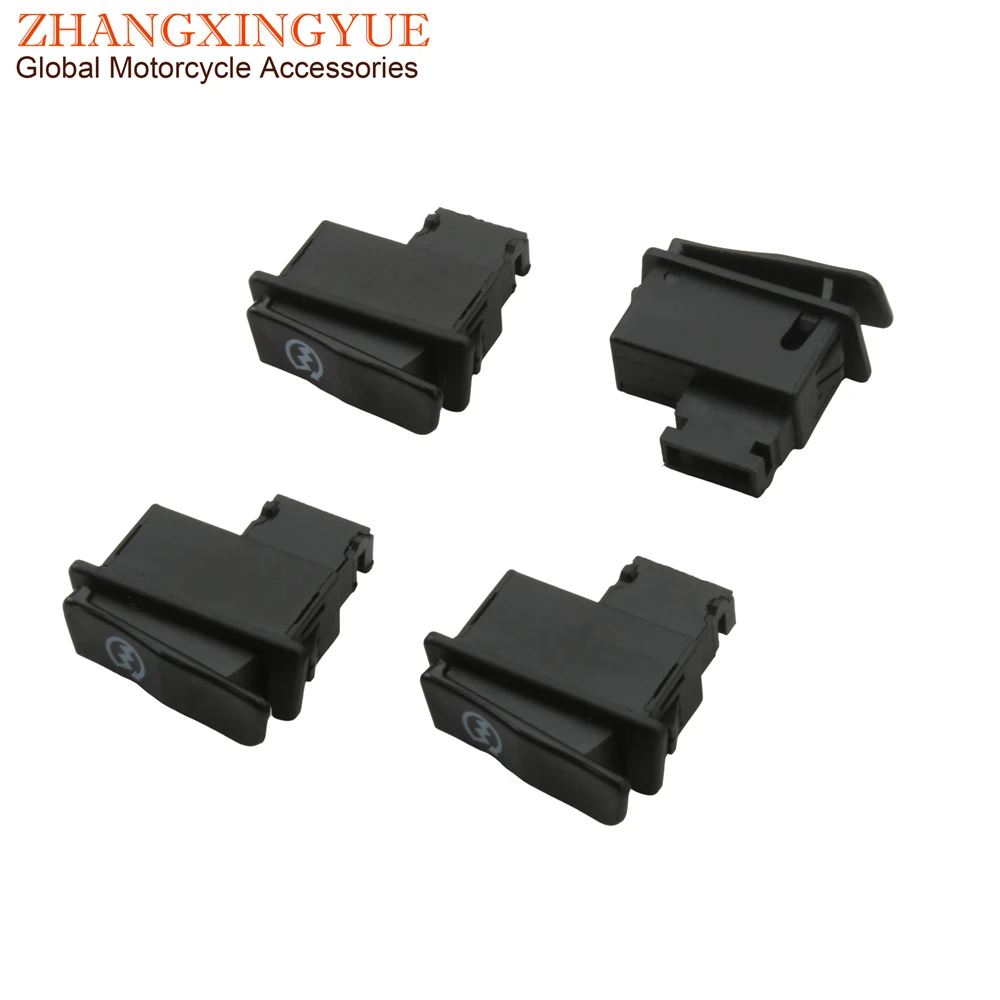 4pc Start Switch Button Fit For Kymco GP VP G3 G4 G6 35160-GY6-900 GFY6