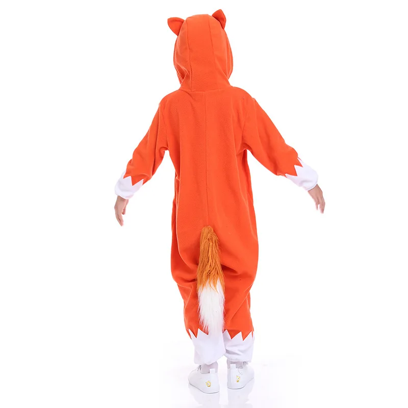 Fox kostium dla dziecka kostium na Halloween Cute Animal Cosplay Purim Party karnawał strój kostiumy dla chłopców i dziewcząt