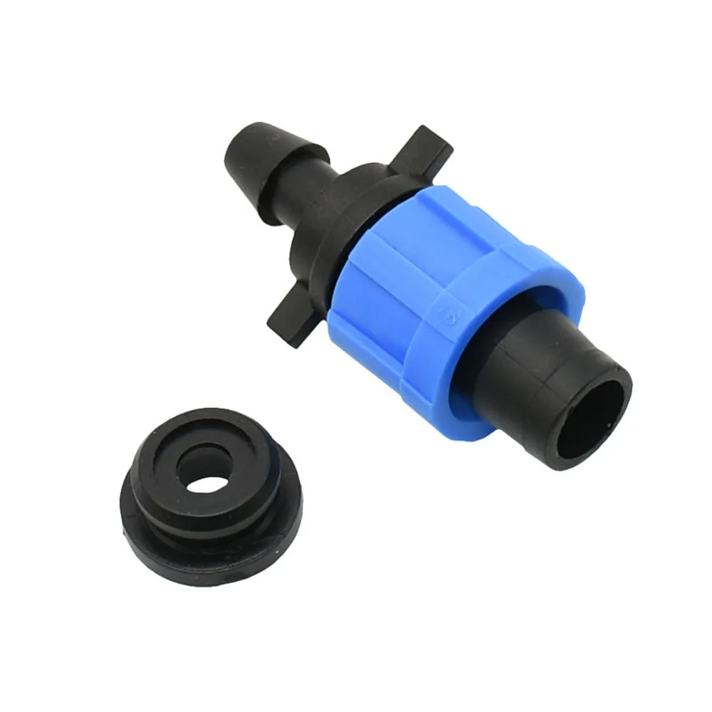 

16mm Drip Tape 5/8" Lock Offtake Drip Irrigation Pipe Fittings Lock Nut Fitting For Irrigation Water Hose Connector 4Pcs