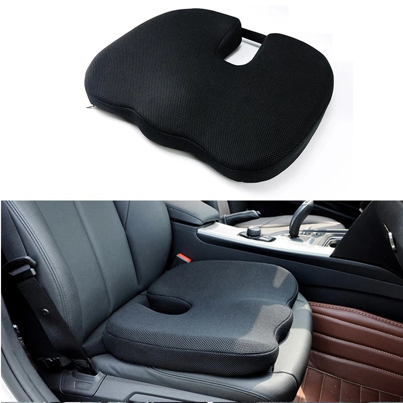 Memory Foam Chair Cushion Adjustable Breathable Seat Cushion Thicken Coccyx Chair Pad for Car Seat Office Chair