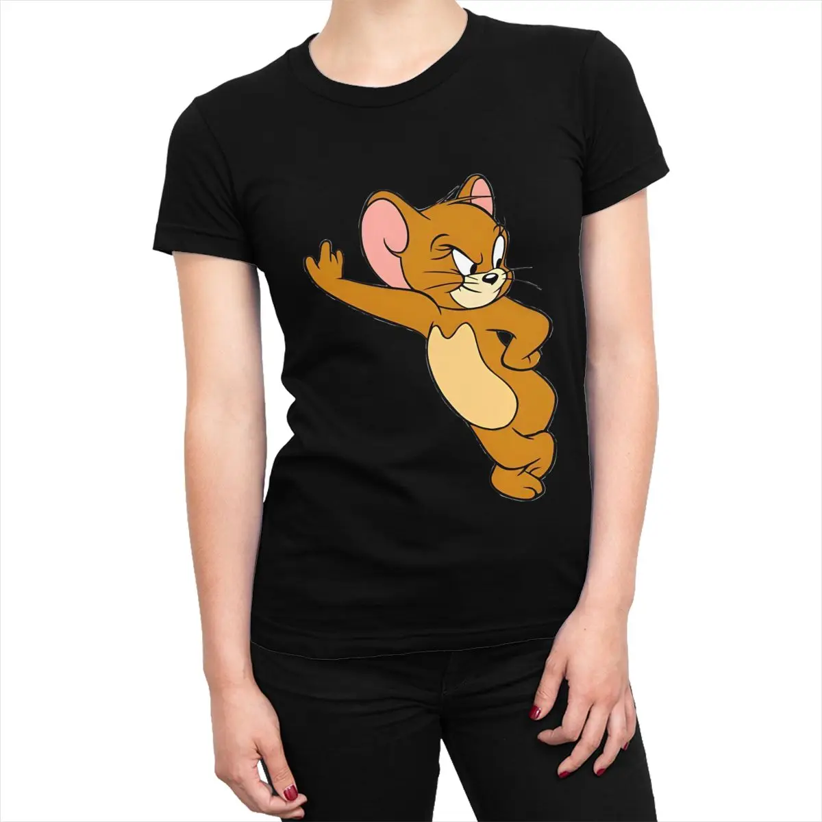 Tom And Jerry T Shirt 2025 Beach Y2K Funny T Shirts Cheap Cotton Hippie Tshirt For Female Short Sleeve Pattern Tees