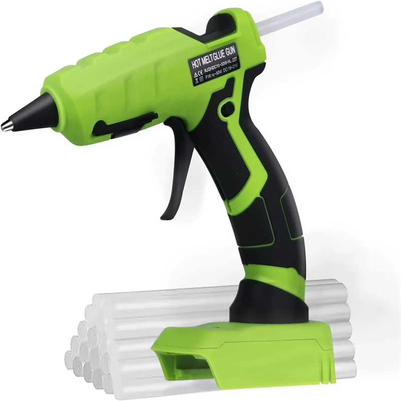 

Беспроводной пистолет для горячего клея Black+Decker 20V MAX, литий-ионный аккумулятор 30s, быстрый разогрев, пистолет для горячего клея, использование с клеевыми палочками 7 мм