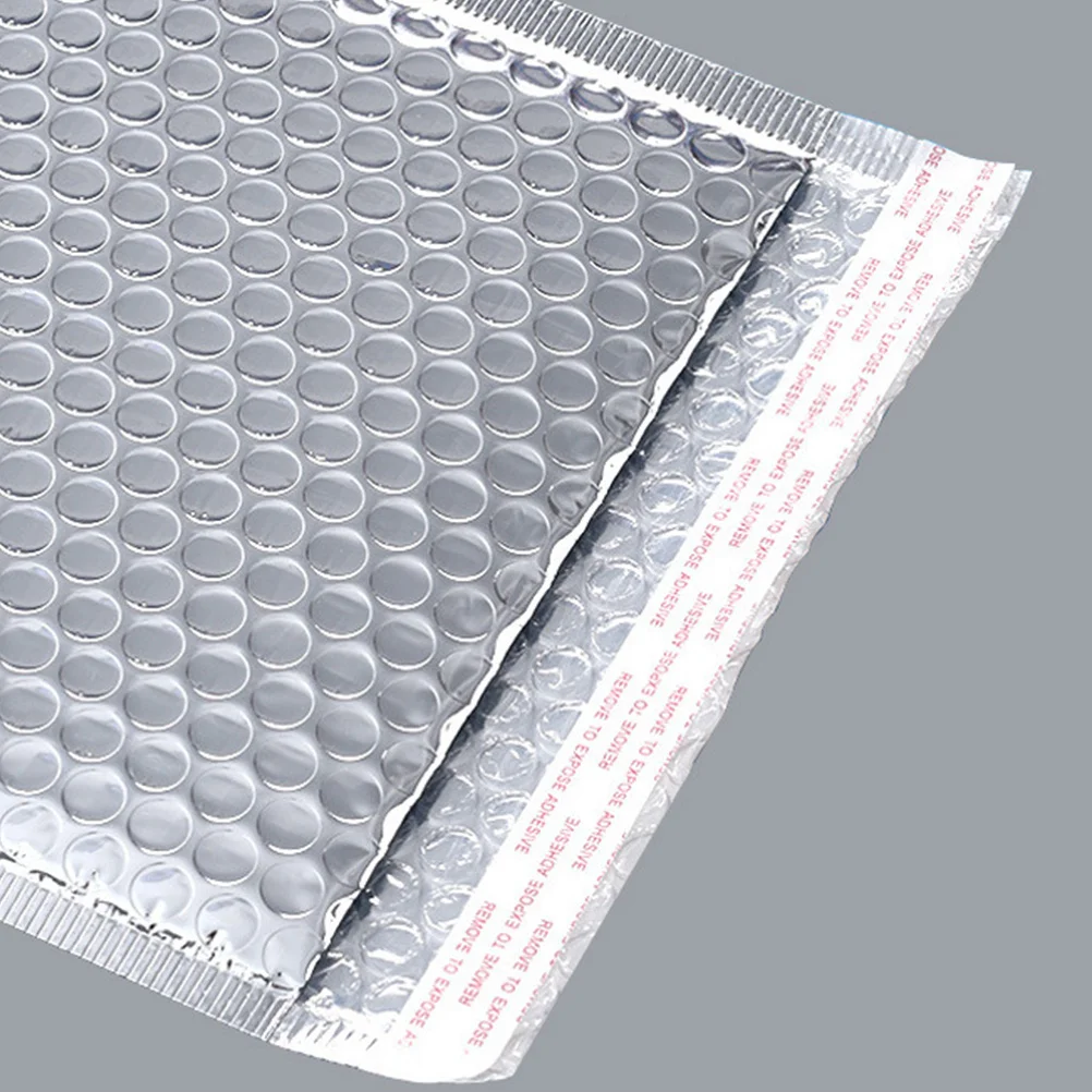 

50 шт., сверхмощный пузырьковый чехол, анти-тампер, серебряный почтовый конверт, защитная упаковка для офиса, дома, школы, экспресс-логистики