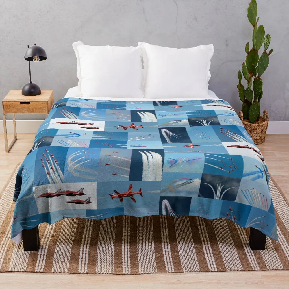 

Red Arrows 2014 - 50 Display Seasons Throw Blanket Stylish Couch Blanket for Home Living Room