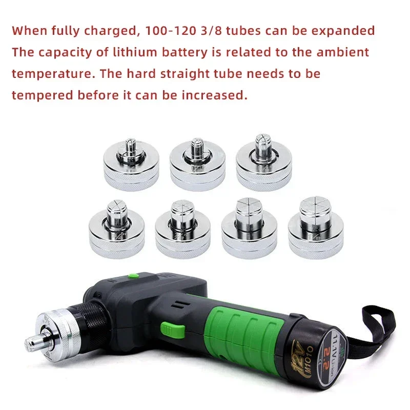 Lithium Electric Battery Pipe Expander Flaring Tool Hydraulic Air Conditioning Copper Tube Pipe Expander Tool ST-E300A