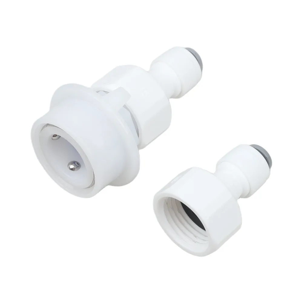 Faucet Adapter Washer Tap Connector Rust-resistant ABS Tool-free Setup Flexible Compatibility For Washing Machines