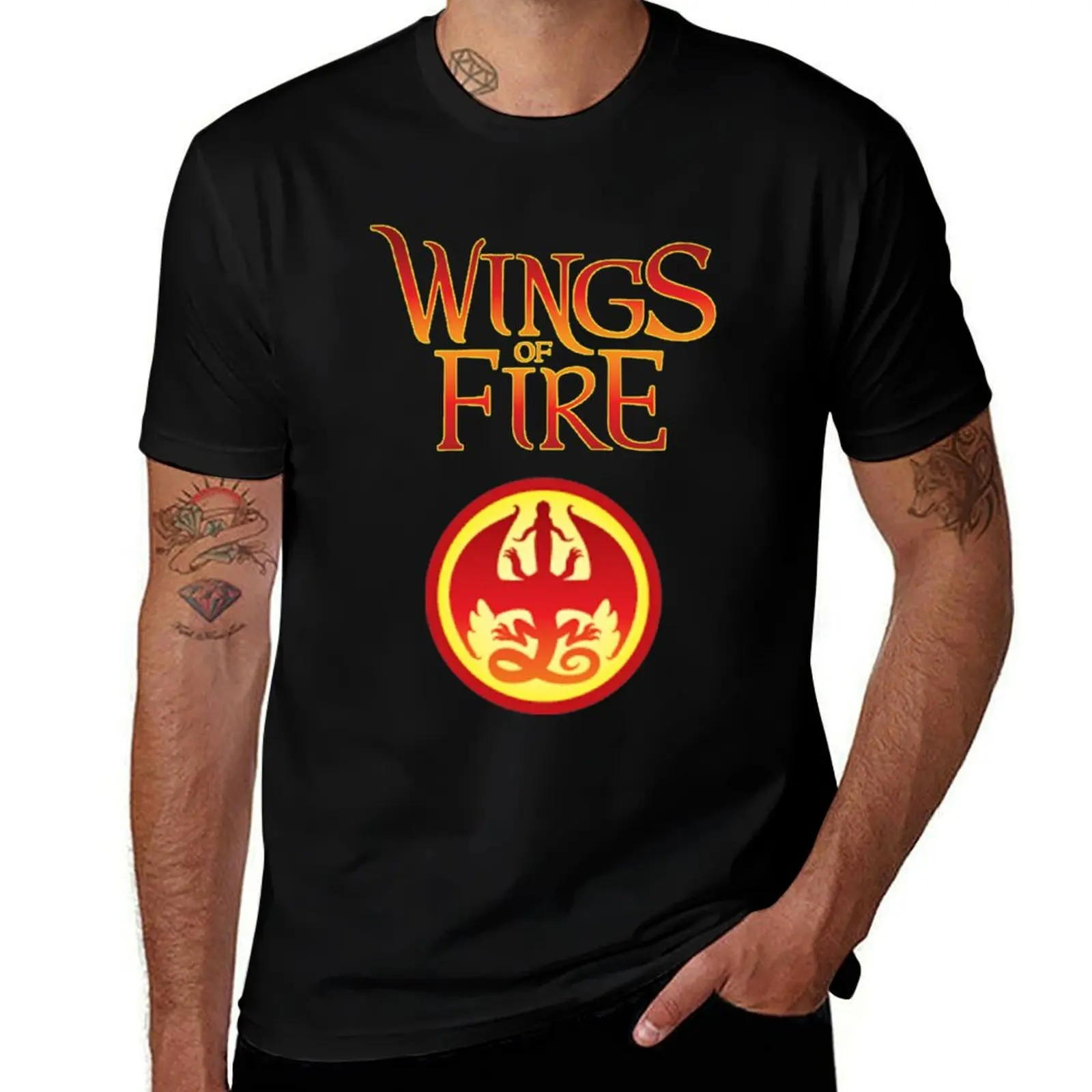 Wings of Fire Classic . T-Shirt anime graphic shirts clothing for men