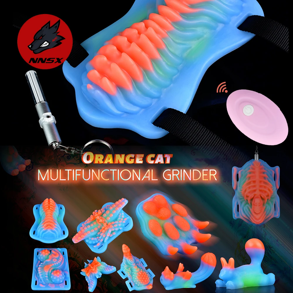 NNSX Fantasy Silicone Sex Grinder 10 Modes Wireless Control Vibrator G-Spot Stimulator Grinder Hump & Grind Foreplay Toy